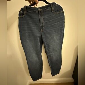 Old Navy Dark Blue Rockstar Jeans
